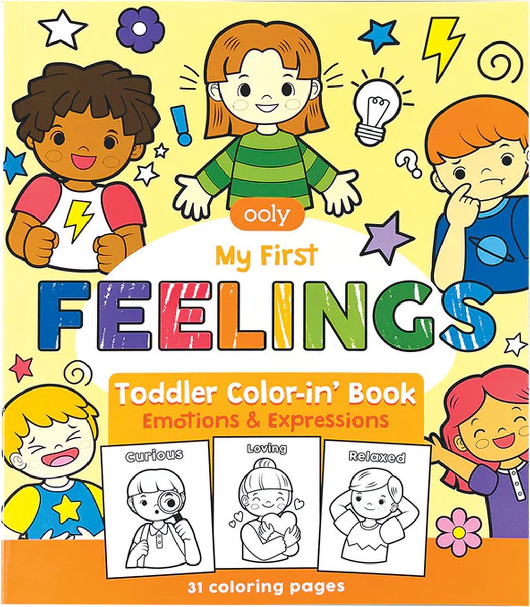 Ooly – Malbuch für Kleinkinder – Meine ersten Gefühle
