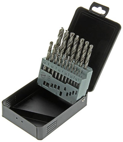 Mack 1011626 – Metallbohrer HSS G DIN 338 Set 19-teilig 1-10 mm | 3 Stück