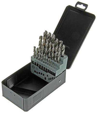 Mack 1011627 - Metallbohrer HSS G DIN 338 Set 25-teilig 1-13mm | 3 Stück