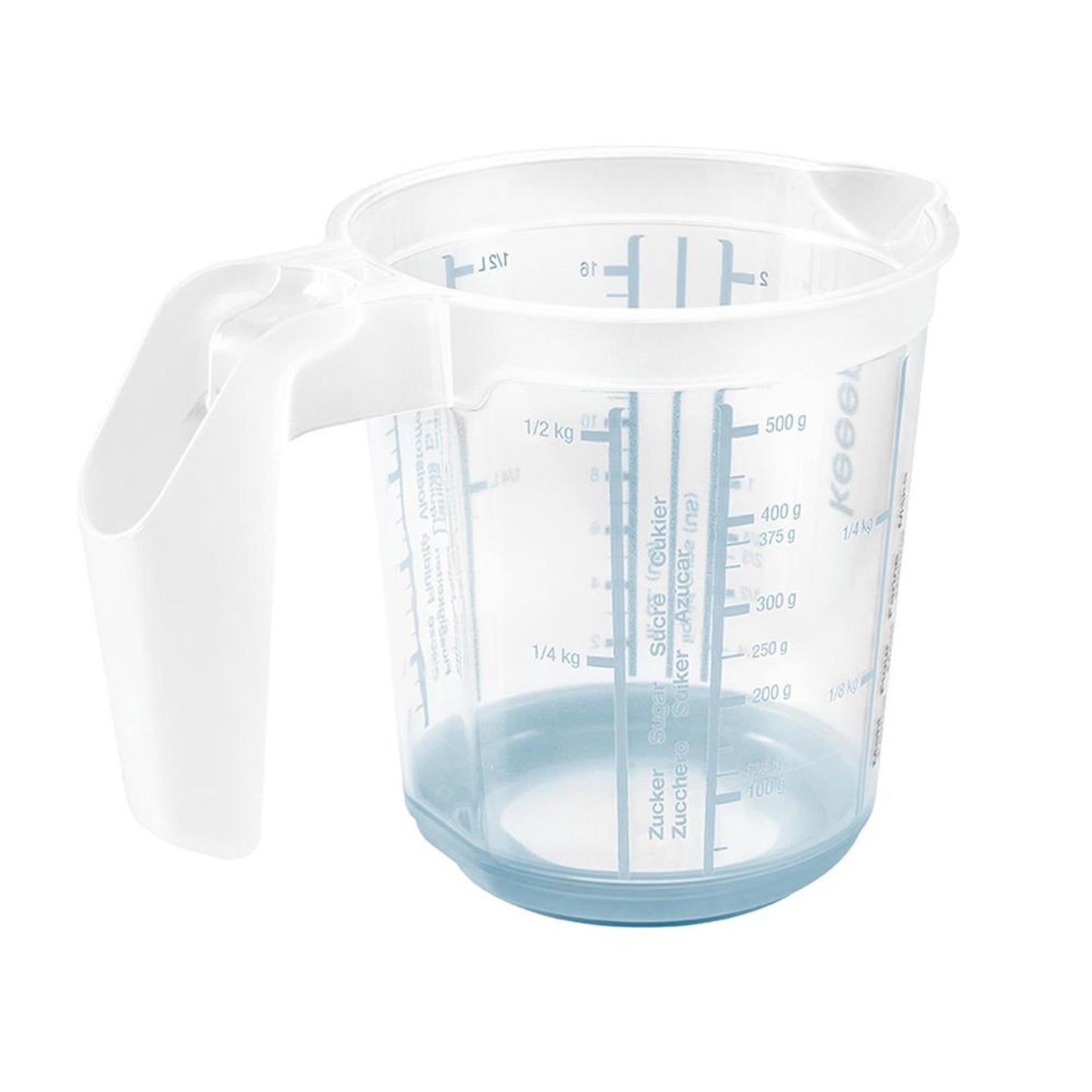 Keeper Messbecher Anti-Rutsch 0,5l blau