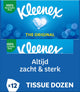 Kleenex-Taschentücher – das Original – Vorteilspackung – 12 x 72 Stück = 864 Taschentücher