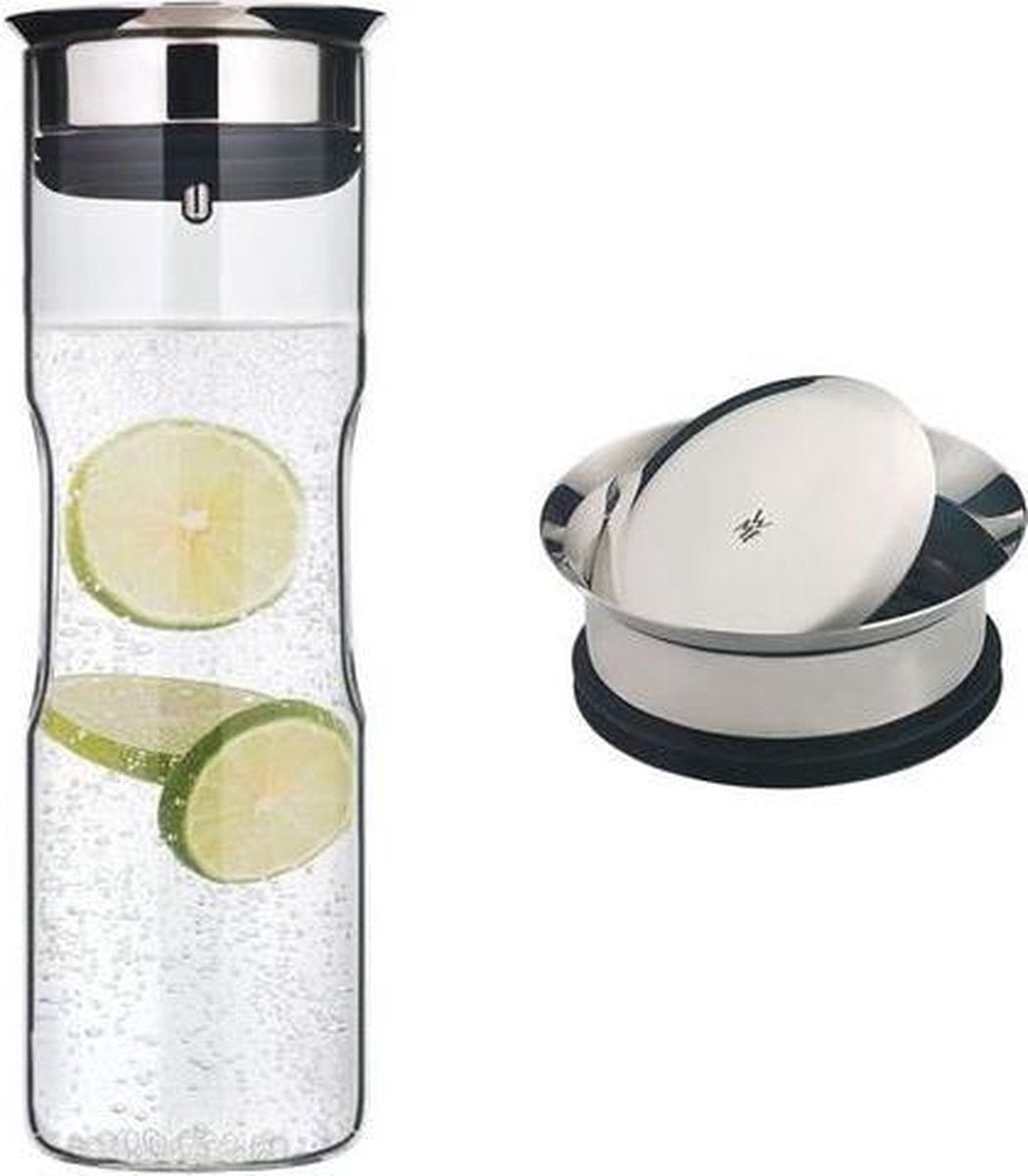 Wmf Motion - Wasserkaraffe - 1,25l - Edelstahl - modernes Design - tropffrei