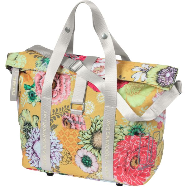 Basilikum Bloom Field Mik Fietshandbag - Geel, kompakt und langlebig - 8-11l