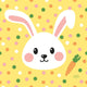 Osterservietten Hoppy Ostern 33x33 cm