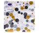 Servietten festliche Blasen schwarz 33x33 cm