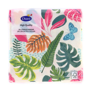 Duni -Servietten Sommer 24x24 cm