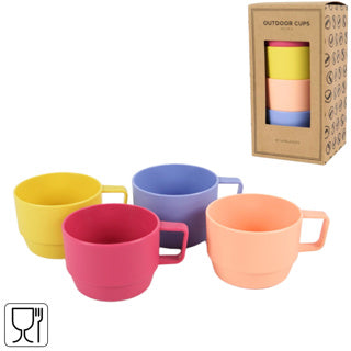 Norlander Becher 300 ml 4er-Set | 12 Stück