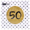 Servietten 50. Geburtstag 33x33 cm