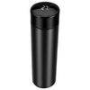 Thermosfless Edelstahl schwarz 450 ml mit Thermometer und Teefilter