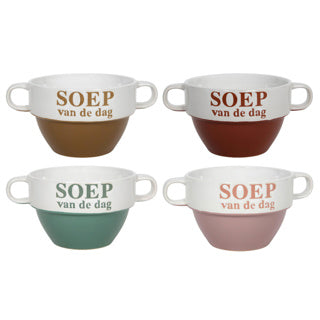 Suppe Schüssel 12,5 x 8,5 cm Suppe des Tages 500 ml
