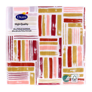 Duni -Servietten goldene Impuls 24x24 cm