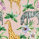 Servietten Zebras Girafes 33x33 cm
