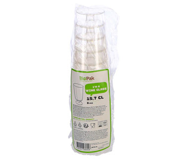 Duni Plastikweingläser 15,7 Cl 8 Stücke