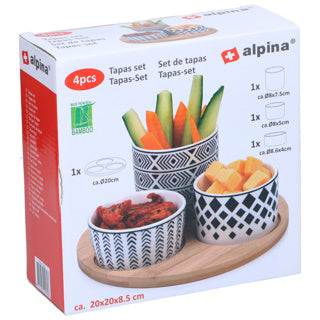 Tapasset um 4 -Stück