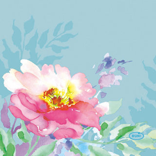 Duni -Servietten fließende Blumen 24x24 cm