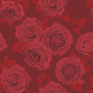 Duni -Servietten reiche Rosen 33x33 cm