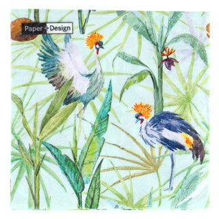 Duni -Servietten tanzende Vögel 33x33 cm