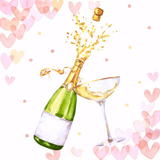 Duni Napkins Hearts Blasen 33x33 cm