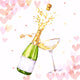 Duni Napkins Hearts Blasen 33x33 cm