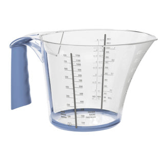 Rotho Loft-Messbecher 1,2l Horizontblau transparent