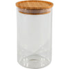 Lager Jar 10x17,5 cm stapelbarer Bambusdeckel