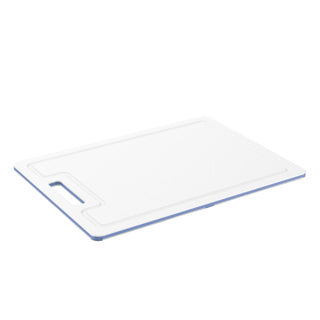Rotho Rotho Caruba Schneidebrett 34x25x0,9 cm weißer Horizontblau