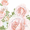 Duni -Servietten Rose Ruhm 24x24 cm