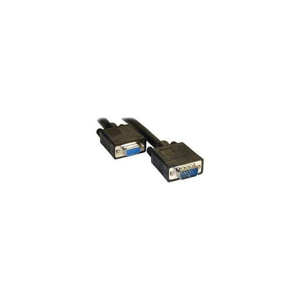 Adj Adjbl11045352 VGA Extender, D-Sub 15-pin, M f 2m, Schwarz