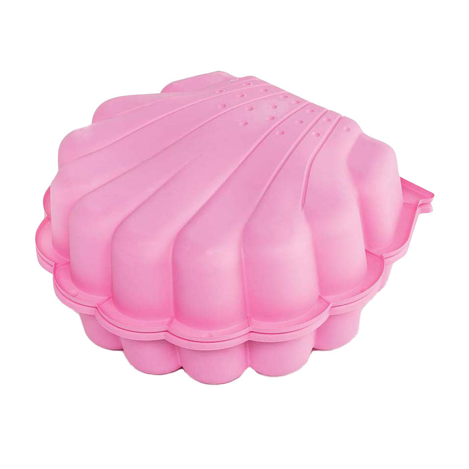 Sandkasten mit Deckelschale 87 x 78 x 18 cm rosa