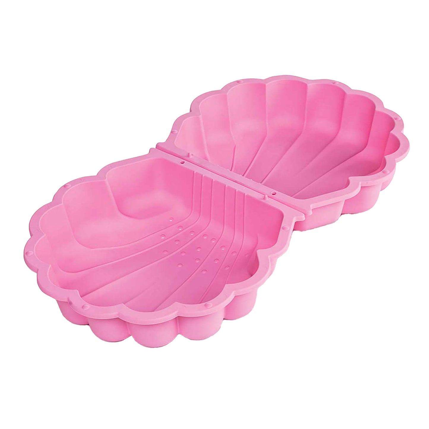 Sandkasten mit Deckelschale 87 x 78 x 18 cm rosa