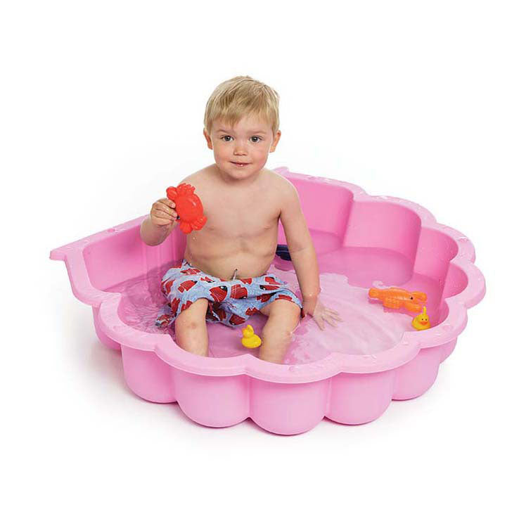 Sandkasten mit Deckelschale 87 x 78 x 18 cm rosa