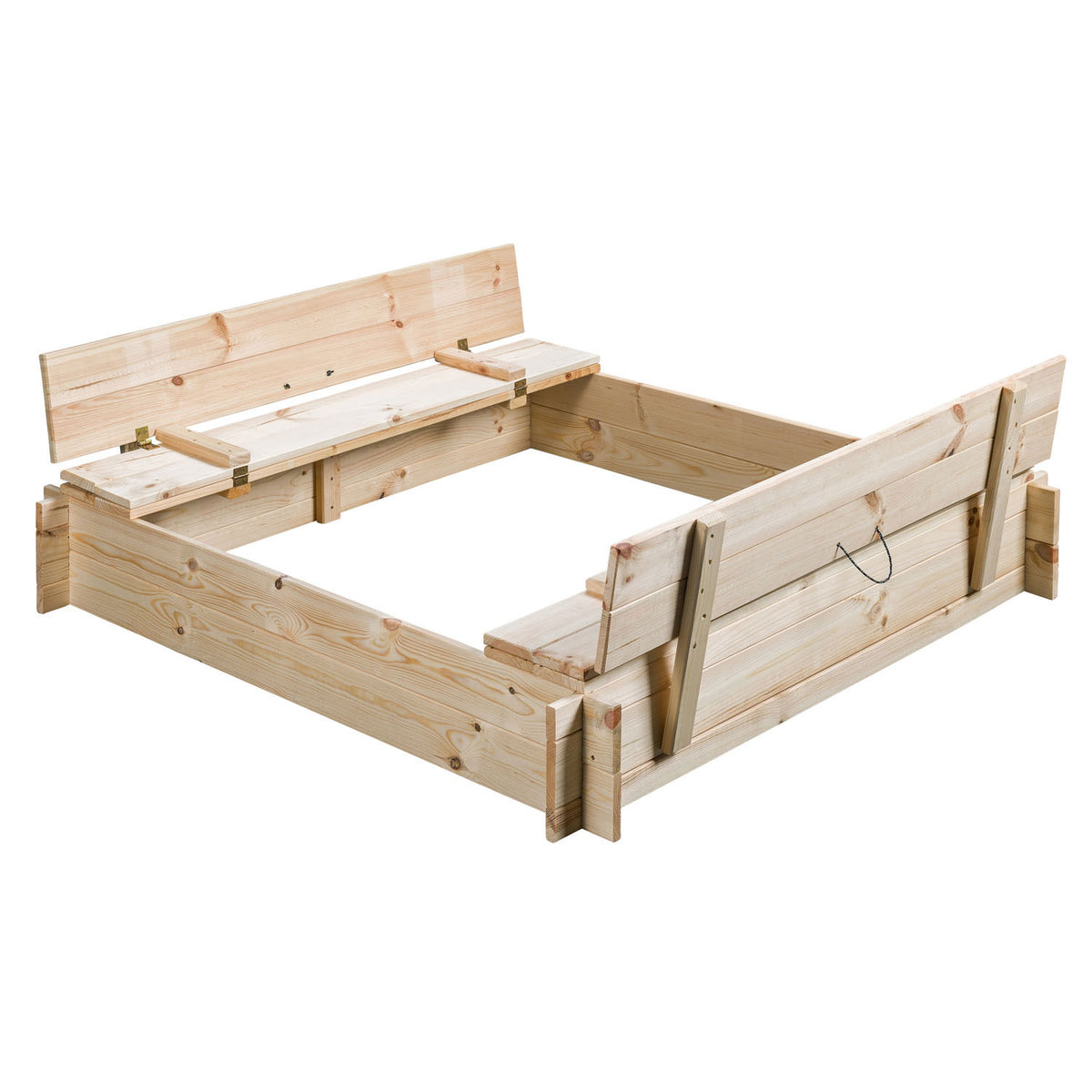 Schwingende hölzerne Sandbox Blank - Gucio