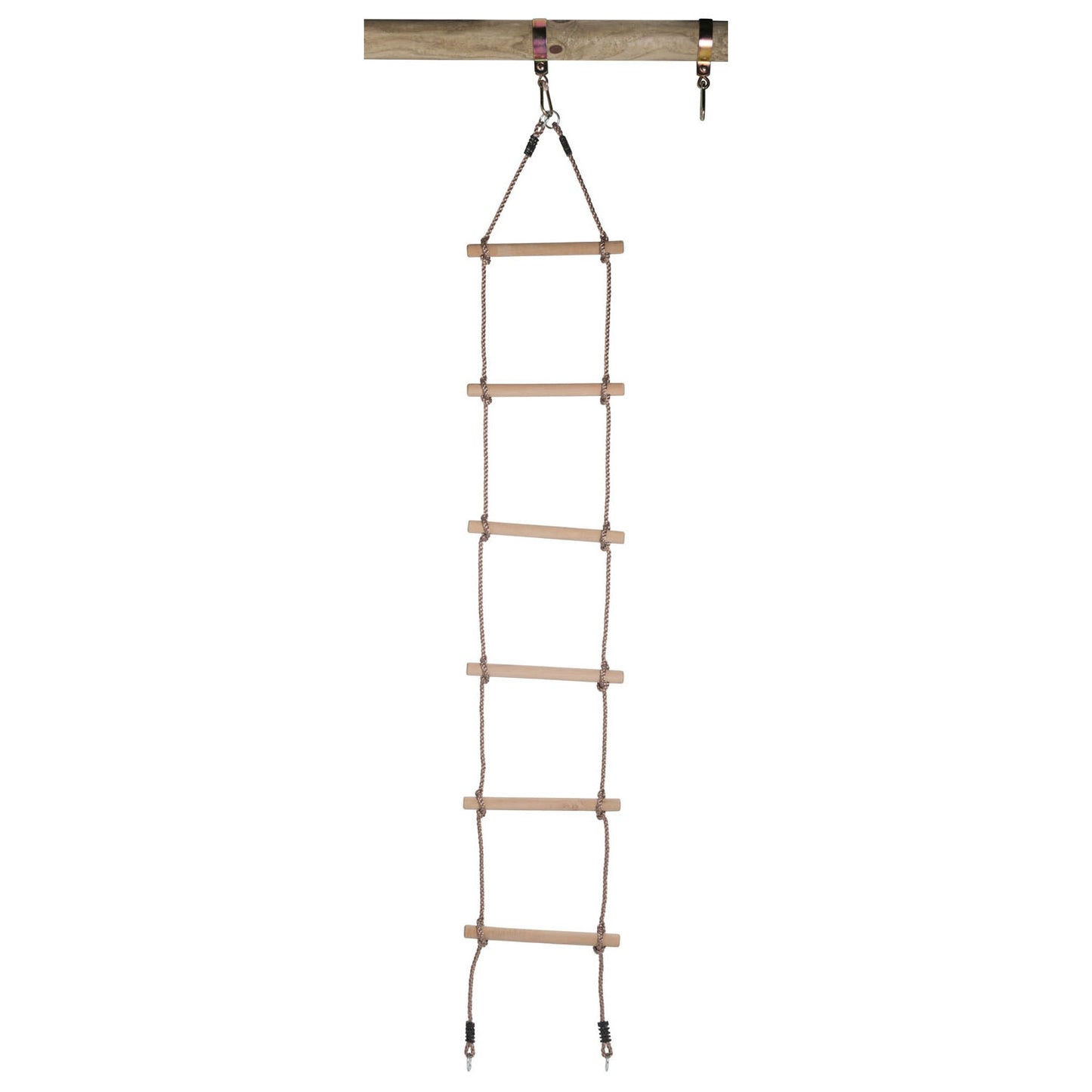 Swingking Swingking Seilleiter mit Augenringen und 6 Holzstufen