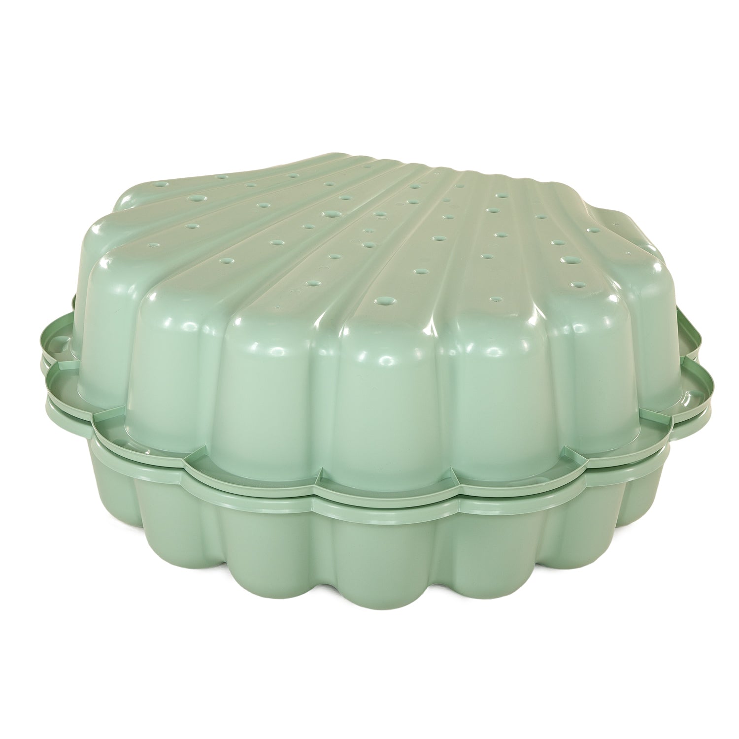 Schwingende Sandwasserschale Pastellgrün, 2dlg.