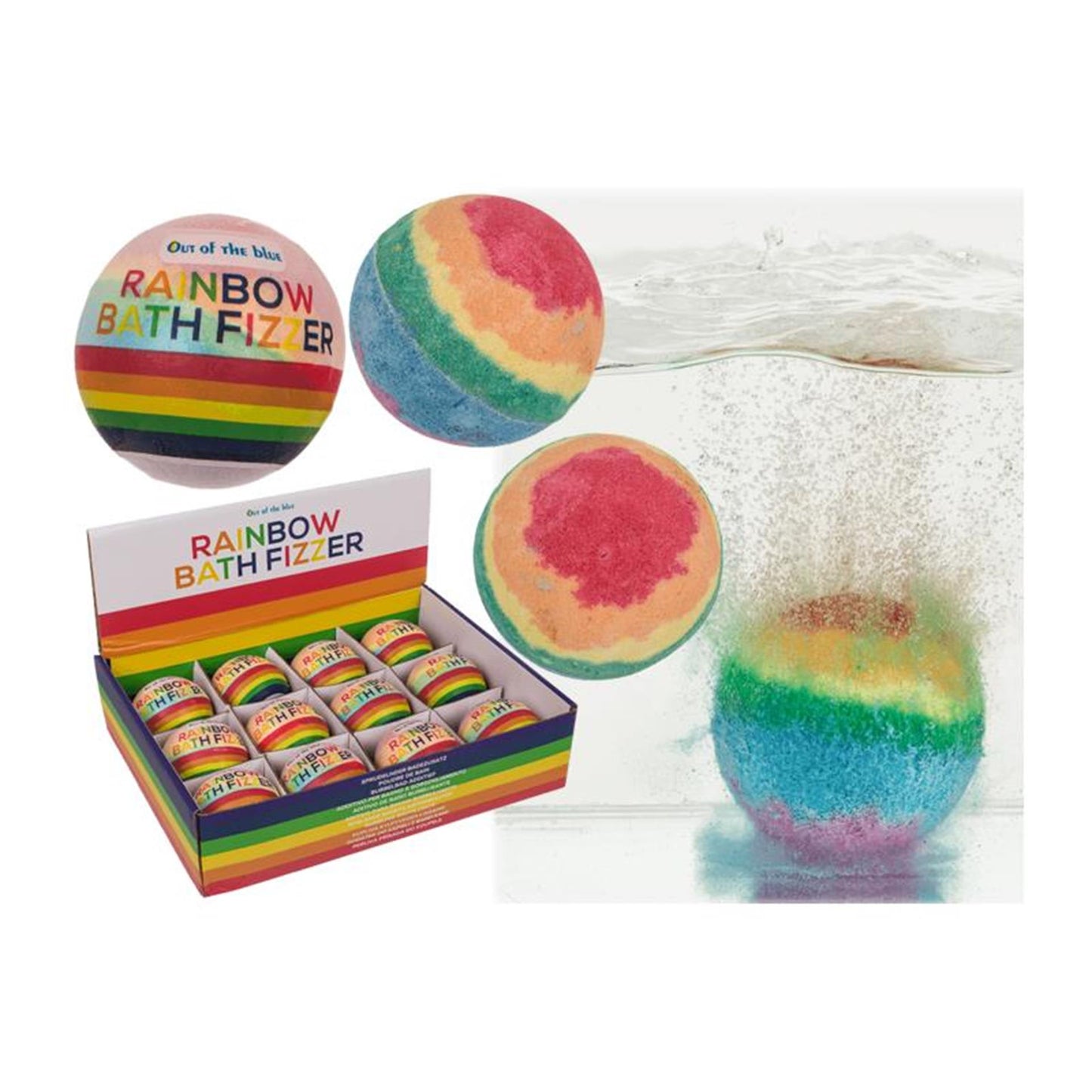 Aus heiterem Himmel Badebombe Rainbow Pride 180gr