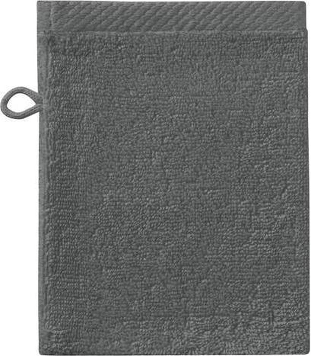 Seepferdchen pur - Waschlappen - 16x21 cm - 3er-Set - Graphit