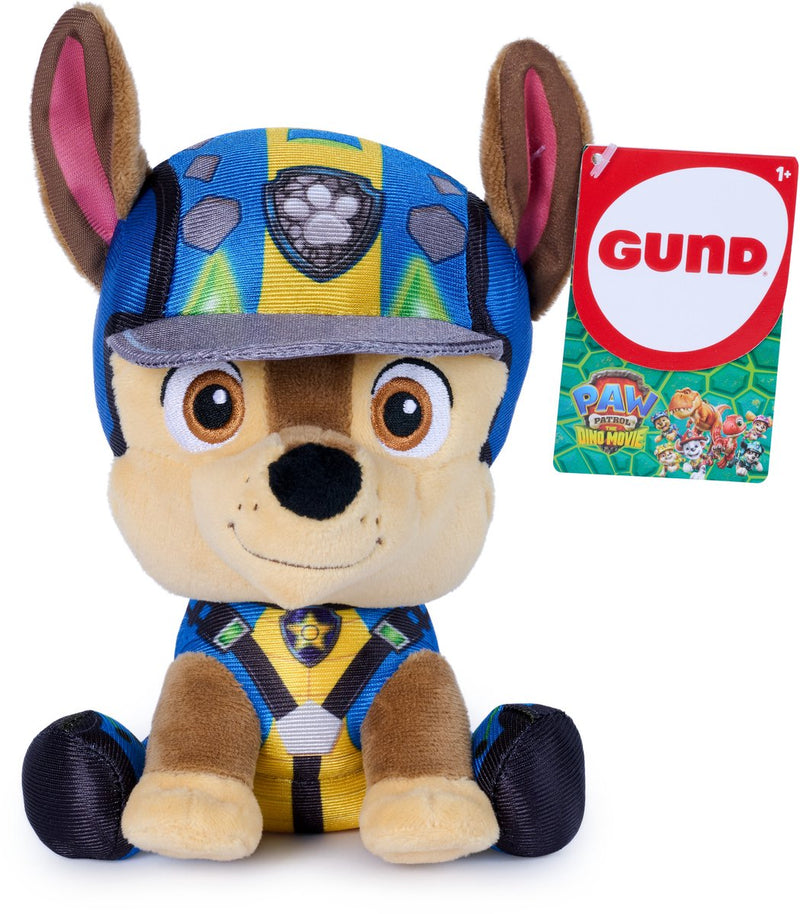 Paw Patrol Gund: The Dino Movie Kuscheltier von Chase, offiziell lizenziertes Kuscheltier, Film-Merchandise, 15,2 cm