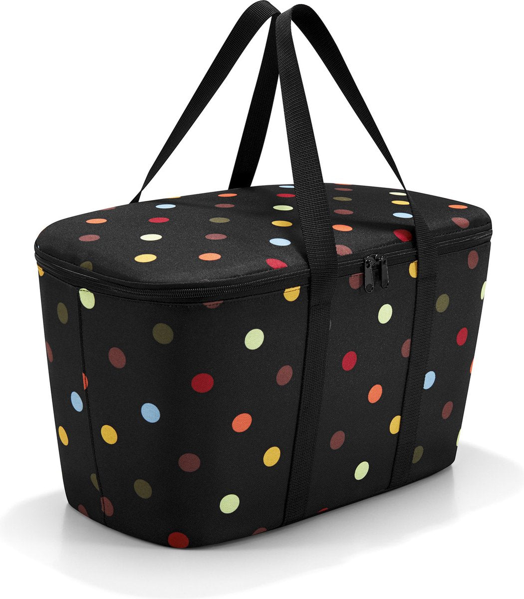 Reisenthel coolerbag Kühltasche – Polyester mit Aluminiumfutter – 20l – Punkte schwarz