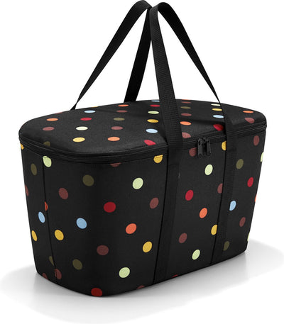 Reisenthel coolerbag Kühltasche – Polyester mit Aluminiumfutter – 20l – Punkte schwarz