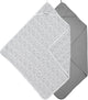 Meyco Baby Cheetah Uni Badeumhang – 2er-Pack – Grau – 80 x 80 cm