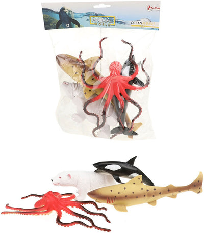Toi-Toys Animal World Sea Animals Deluxe, 5st.
