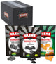 Klene-Kombinationsbox – Lakritze – Mischung aus salzigen Ovalen, Honigbienen-Adamin – Salz, Honig-Eukalyptus – zuckerfrei – 14 x 110 g