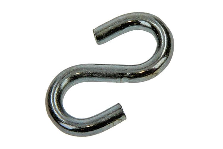 Mack 1006852 - 2 offene S-Haken verzinkt sw 4,0x35mm | 5 Stück