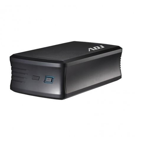 Adj Adj 120-00021 AHT03 externes HDD-Gehäuse, 2x 3,5, USB3.0, Sata, Raid, Schwarz