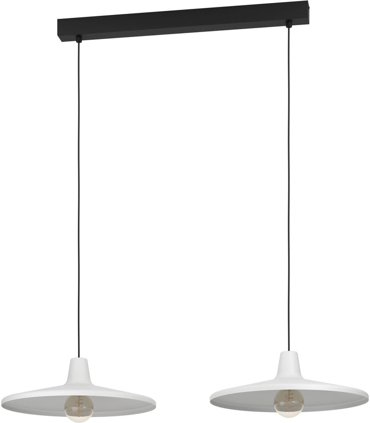 Eglo Miniere Hängelampe – E27 – 99,5 cm – grau schwarz