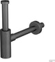 Plieger Napoli Siphon-Waschtisch – 5 x 4 m – mit Wandrohr und Rosette – mattschwarz