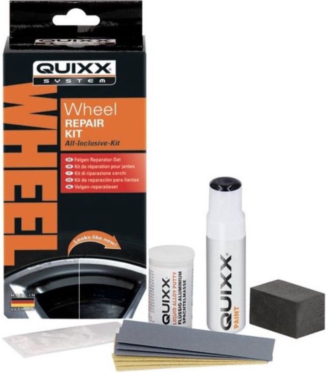 Quixx Felgenreparaturset Felgenreparaturset – für schwarze Felgen