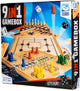Clownspiele 9-in-1-Spielbox Holz