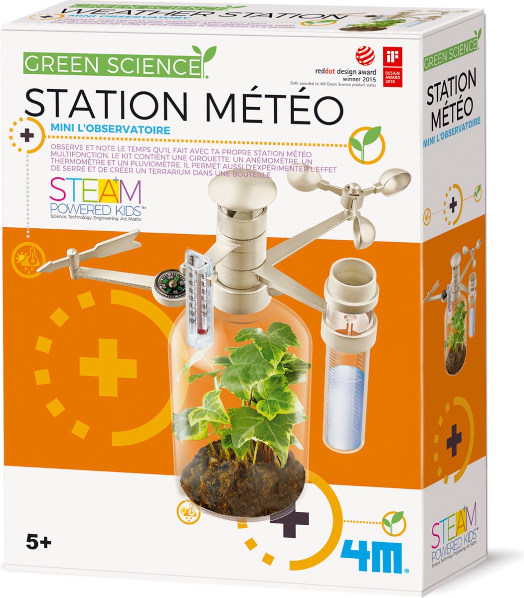 4m KidzLabs Green Science DIY Selbstwetterstation