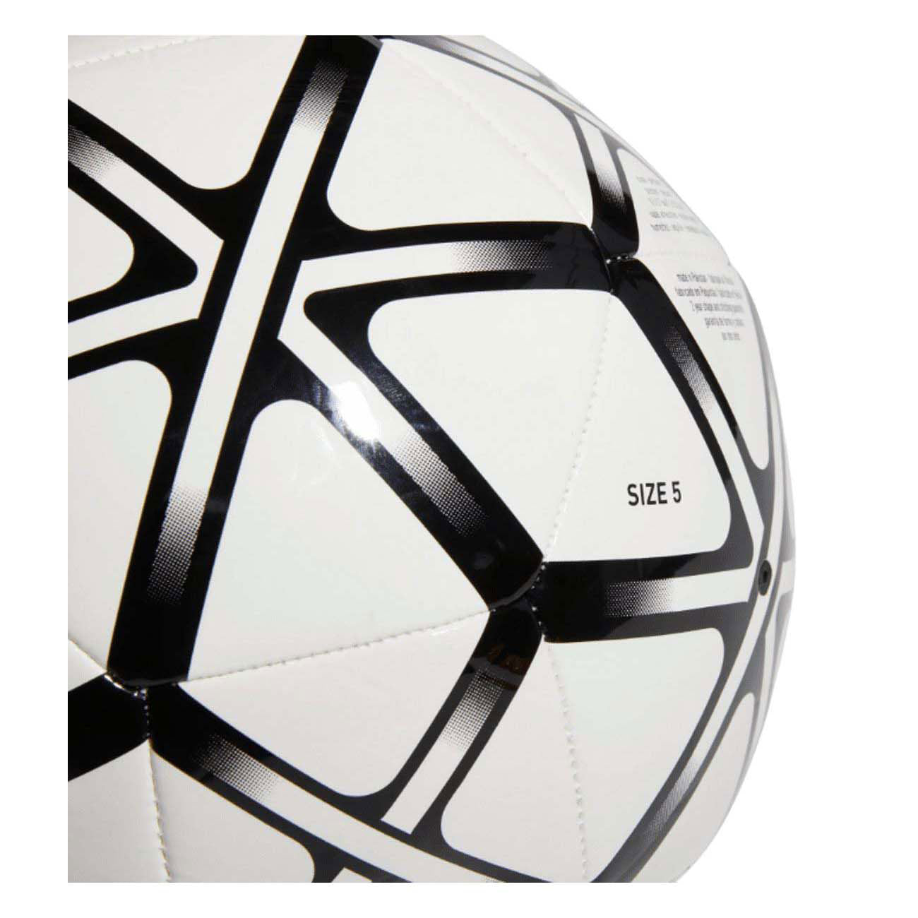 Der Adi Starlancer Fußball – weiß schwarz